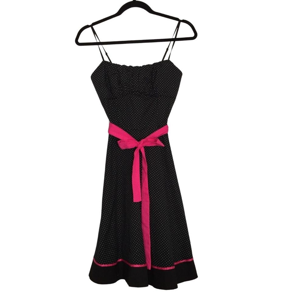 Ruby Rox Black Polka Dot Size Girl's 7